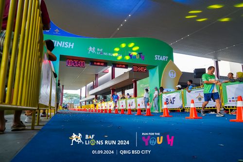 Race photo from BAF LIONS RUN 2024