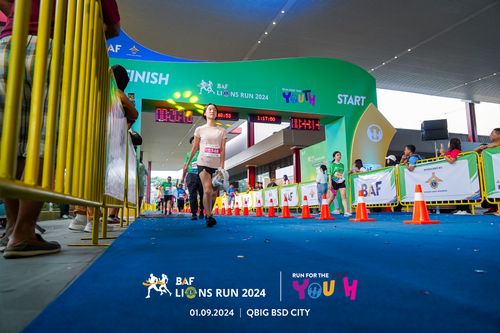 Race photo from BAF LIONS RUN 2024