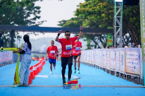 Race photo from CISANGKAN KBP CITY RUN 2025