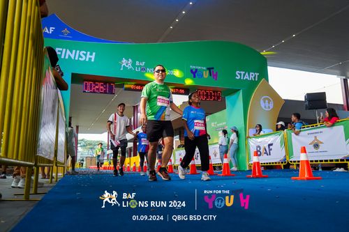 Race photo from BAF LIONS RUN 2024