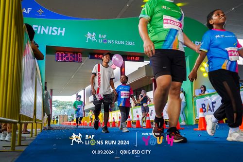 Race photo from BAF LIONS RUN 2024