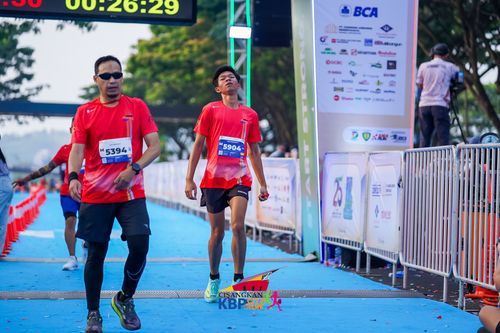 Race photo from CISANGKAN KBP CITY RUN 2025