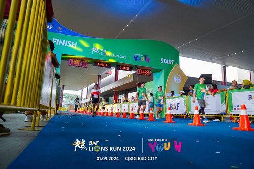 Race photo from BAF LIONS RUN 2024