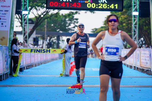 Race photo from CISANGKAN KBP CITY RUN 2025