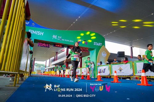 Race photo from BAF LIONS RUN 2024