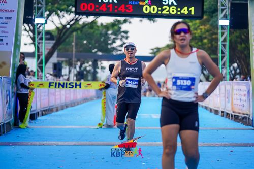 Race photo from CISANGKAN KBP CITY RUN 2025
