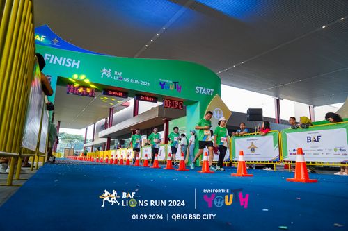 Race photo from BAF LIONS RUN 2024