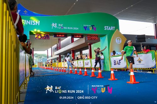 Race photo from BAF LIONS RUN 2024