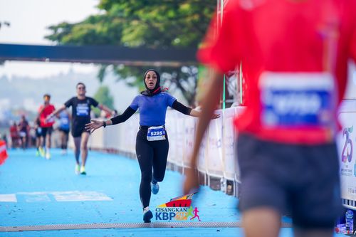Race photo from CISANGKAN KBP CITY RUN 2025