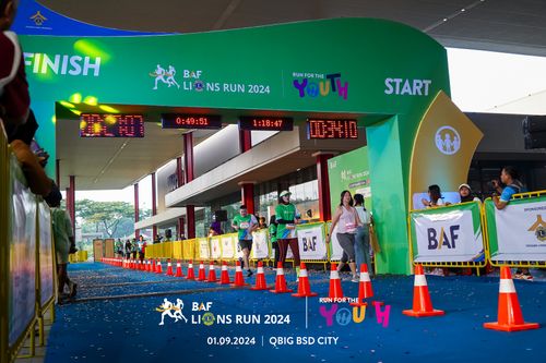 Race photo from BAF LIONS RUN 2024