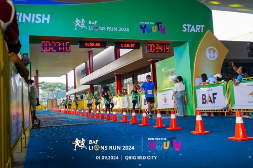 Race photo from BAF LIONS RUN 2024
