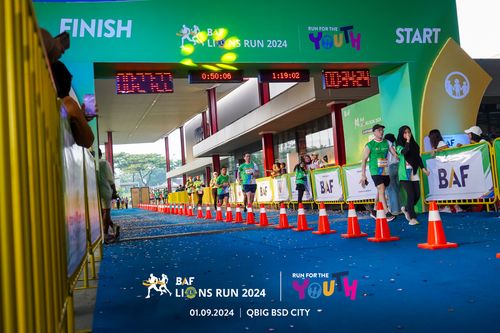 Race photo from BAF LIONS RUN 2024