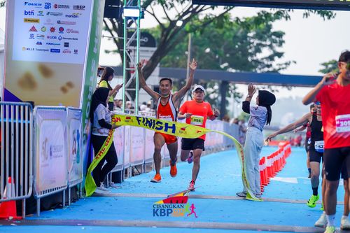 Race photo from CISANGKAN KBP CITY RUN 2025