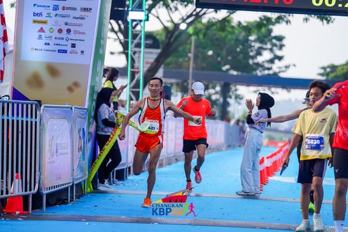 Race photo from CISANGKAN KBP CITY RUN 2025