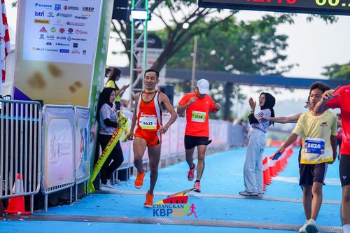 Race photo from CISANGKAN KBP CITY RUN 2025