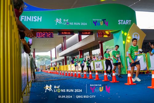 Race photo from BAF LIONS RUN 2024