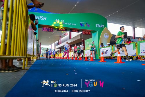 Race photo from BAF LIONS RUN 2024