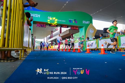 Race photo from BAF LIONS RUN 2024
