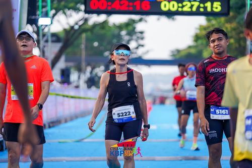 Race photo from CISANGKAN KBP CITY RUN 2025
