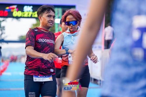 Race photo from CISANGKAN KBP CITY RUN 2025
