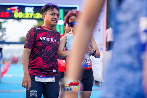 Race photo from CISANGKAN KBP CITY RUN 2025