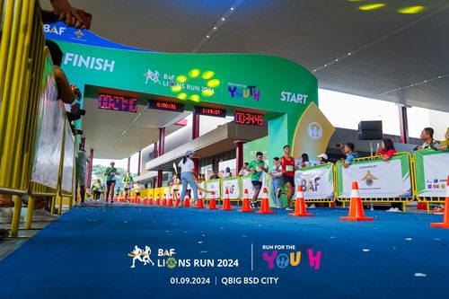 Race photo from BAF LIONS RUN 2024