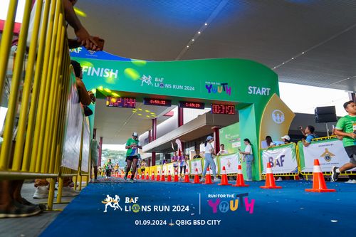 Race photo from BAF LIONS RUN 2024