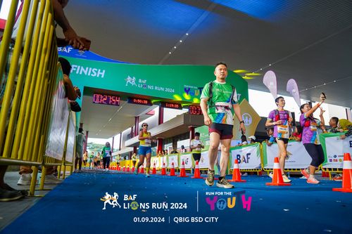 Race photo from BAF LIONS RUN 2024