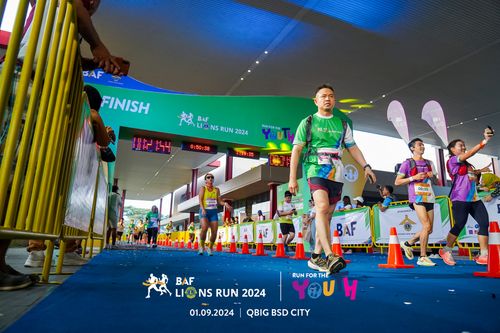 Race photo from BAF LIONS RUN 2024