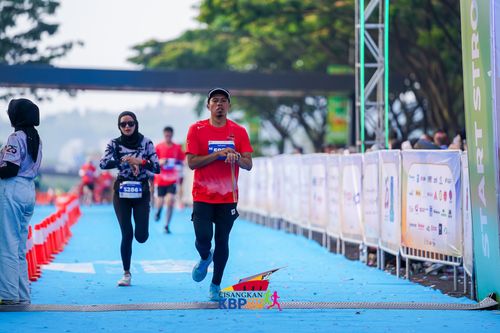 Race photo from CISANGKAN KBP CITY RUN 2025