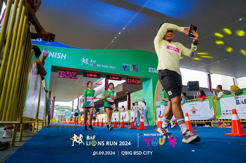 Race photo from BAF LIONS RUN 2024