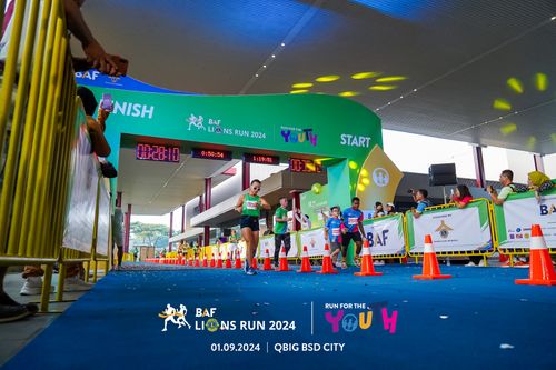 Race photo from BAF LIONS RUN 2024