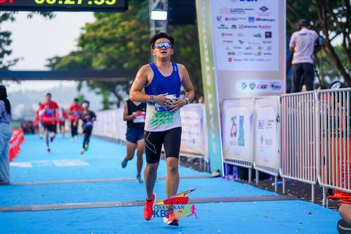 Race photo from CISANGKAN KBP CITY RUN 2025
