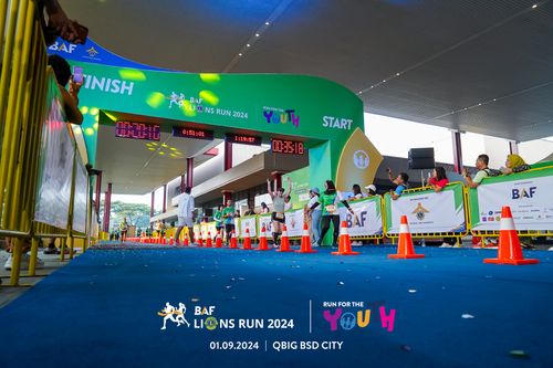 Race photo from BAF LIONS RUN 2024