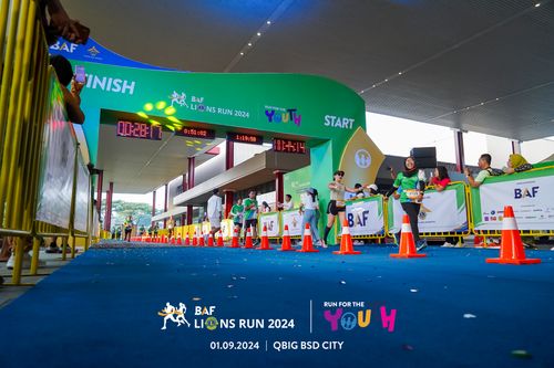 Race photo from BAF LIONS RUN 2024