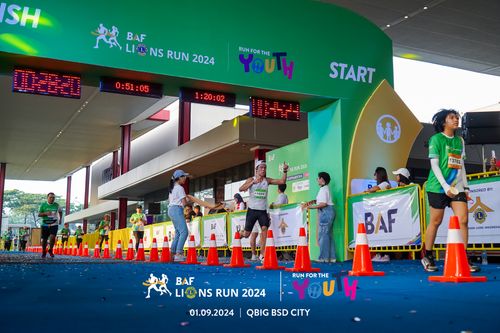 Race photo from BAF LIONS RUN 2024