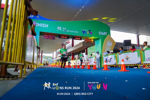 Race photo from BAF LIONS RUN 2024
