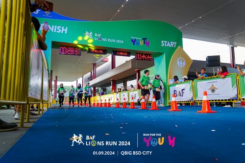 Race photo from BAF LIONS RUN 2024