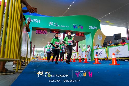 Race photo from BAF LIONS RUN 2024