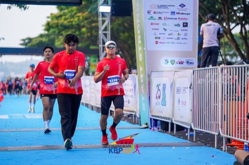 Race photo from CISANGKAN KBP CITY RUN 2025