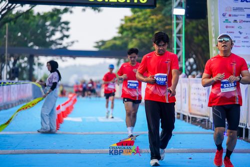 Race photo from CISANGKAN KBP CITY RUN 2025