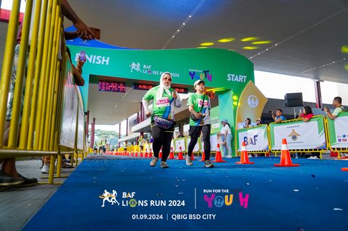 Race photo from BAF LIONS RUN 2024