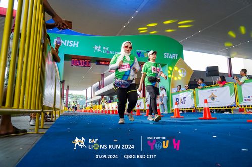 Race photo from BAF LIONS RUN 2024