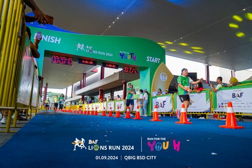 Race photo from BAF LIONS RUN 2024