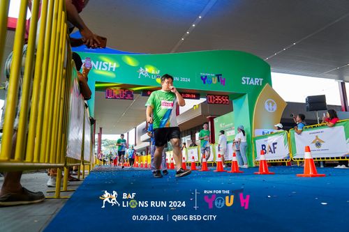 Race photo from BAF LIONS RUN 2024