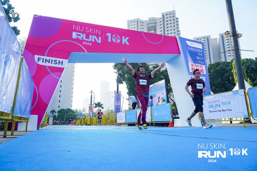 Race photo from Nu Skin Run 10K