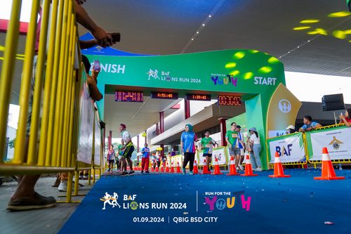 Race photo from BAF LIONS RUN 2024
