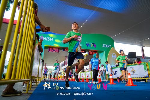 Race photo from BAF LIONS RUN 2024