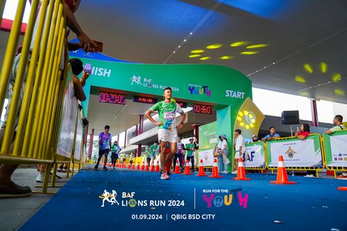 Race photo from BAF LIONS RUN 2024
