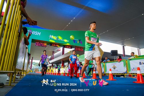 Race photo from BAF LIONS RUN 2024